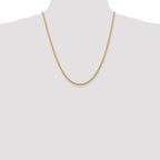 Leslie's 14K White Gold 2.75mm Diamond-Cut Rope Chain - Image 4