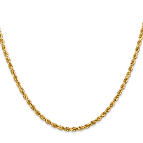 Leslie's 14K White Gold 2.75mm Diamond-Cut Rope Chain - Image 2