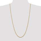 Leslie's 14K White Gold 2.75mm Diamond-Cut Rope Chain - Image 4