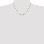 Leslie's 14k 2.00mm Diamond-Cut Lightweight Rope Chain - Image 4