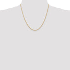 Leslie's 14k 2.00mm Diamond-Cut Lightweight Rope Chain - Image 4