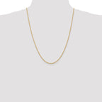 Leslie's 14k 2.00mm Diamond-Cut Lightweight Rope Chain - Image 4