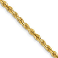 Leslie's 14k 3.0mm Diamond-Cut Lightweight Rope Chain