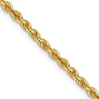 Leslie's 14k 3.0mm Diamond-Cut Lightweight Rope Chain