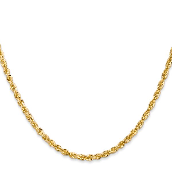 Leslie's 14k 3.0mm Diamond-Cut Lightweight Rope Chain - Image 2