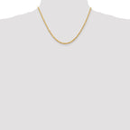 Leslie's 14k 3.0mm Diamond-Cut Lightweight Rope Chain - Image 4