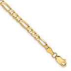 Leslie's 14k 4mm Concave Open Figaro Chain