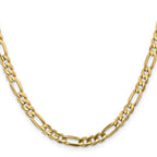 Leslie's 14k 5.5mm Concave Open Figaro Chain - Image 2