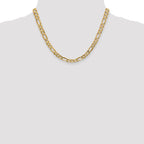 Leslie's 14k 6mm Concave Open Figaro Chain - Image 4