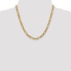 Leslie's 14k 6mm Concave Open Figaro Chain - Image 4