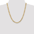 Leslie's 14k 6mm Concave Open Figaro Chain - Image 4