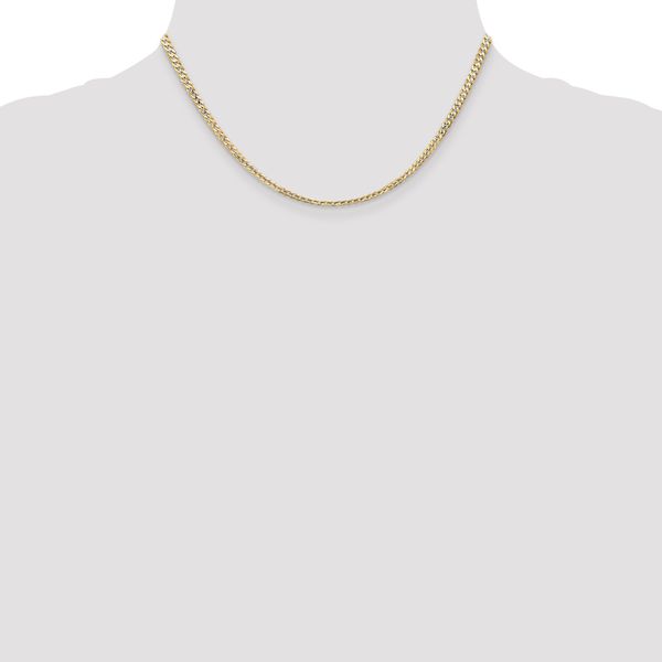 Leslie's 14k 3mm Open Concave Curb Chain - Image 4