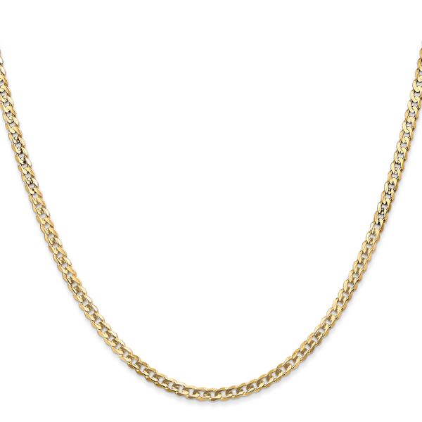 Leslie's 14k 3mm Open Concave Curb Chain - Image 2