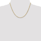 Leslie's 14k 3mm Open Concave Curb Chain - Image 4