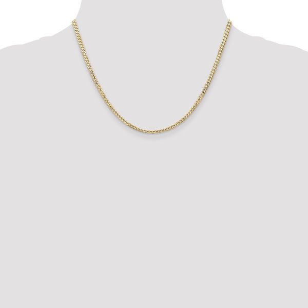 Leslie's 14k 3mm Open Concave Curb Chain - Image 4
