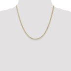Leslie's 14k 3mm Open Concave Curb Chain - Image 4