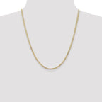 Leslie's 14k 3mm Open Concave Curb Chain - Image 4