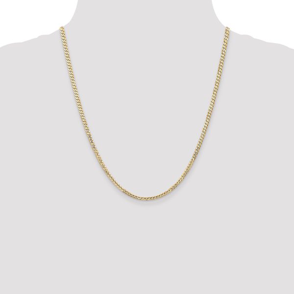 Leslie's 14k 3mm Open Concave Curb Chain - Image 4