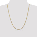 Leslie's 14k 3mm Open Concave Curb Chain - Image 4