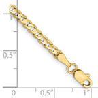 Leslie's 14k 3mm Open Concave Curb Chain - Image 2