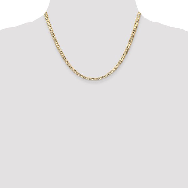 Leslie's 14k 3.8mm Open Concave Curb Chain - Image 4