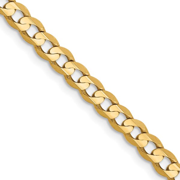 Leslie's 14k 3.8mm Open Concave Curb Chain