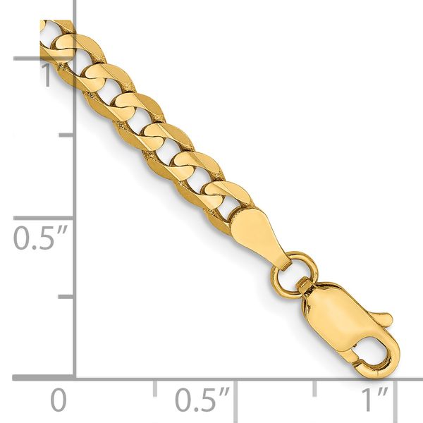 Leslie's 14k 3.8mm Open Concave Curb Chain - Image 2