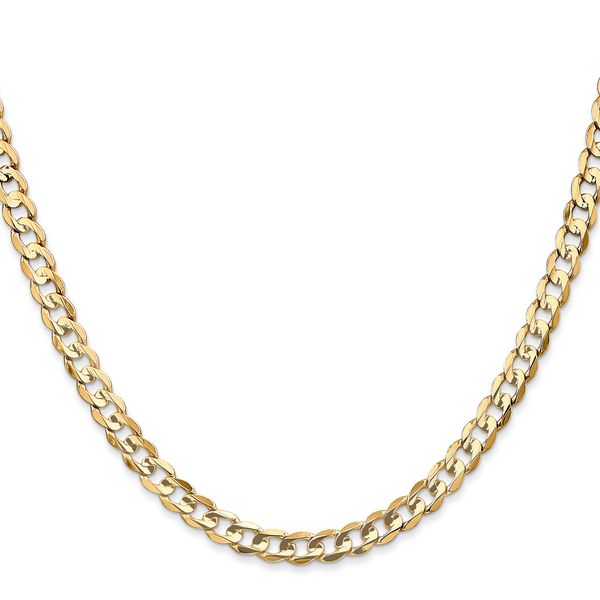 Leslie's 14k 4.5mm Open Concave Curb Chain - Image 2