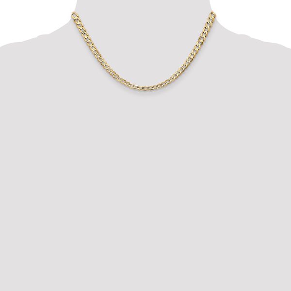 Leslie's 14k 4.5mm Open Concave Curb Chain - Image 4