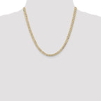 Leslie's 14k 4.5mm Open Concave Curb Chain - Image 4