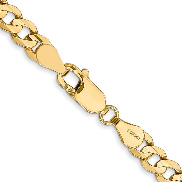 Leslie's 14k 4.5mm Open Concave Curb Chain - Image 3