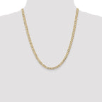 Leslie's 14k 4.5mm Open Concave Curb Chain - Image 4