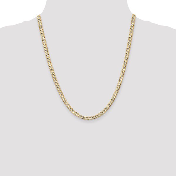 Leslie's 14k 4.5mm Open Concave Curb Chain - Image 4