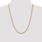 Leslie's 14k 4.5mm Open Concave Curb Chain - Image 4