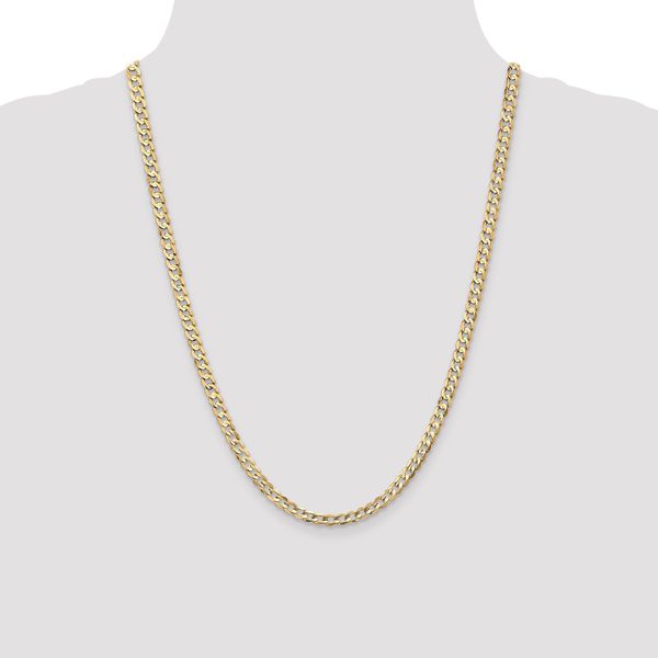 Leslie's 14k 4.5mm Open Concave Curb Chain - Image 4