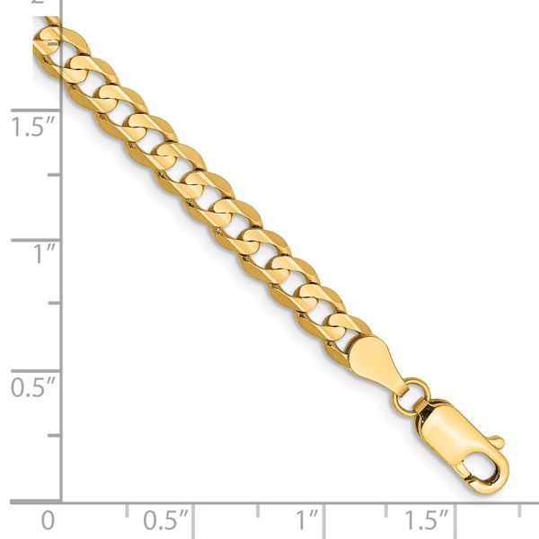 Leslie's 14k 4.5mm Open Concave Curb Chain - Image 2