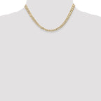 Leslie's 14k 5.25mm Open Concave Curb Chain - Image 4