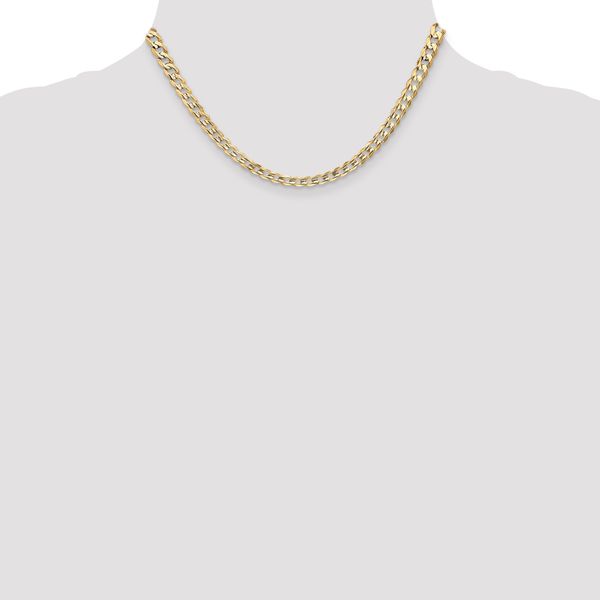 Leslie's 14k 5.25mm Open Concave Curb Chain - Image 4