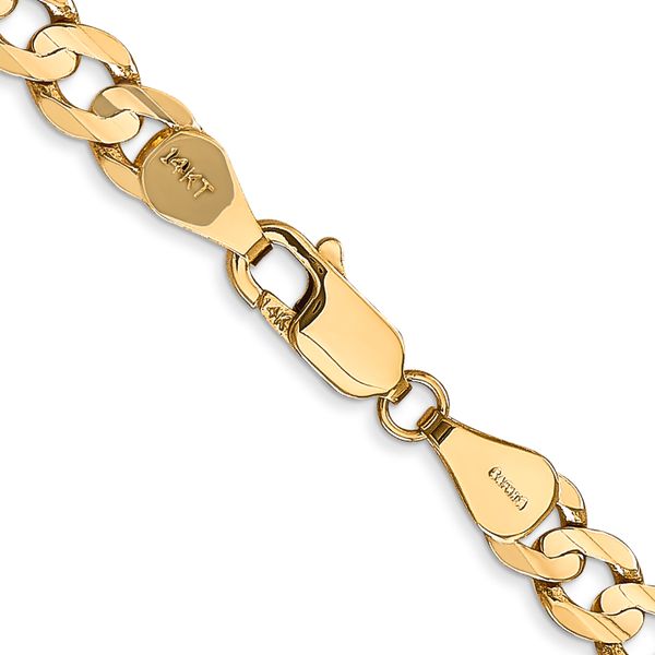 Leslie's 14k 5.25mm Open Concave Curb Chain - Image 3