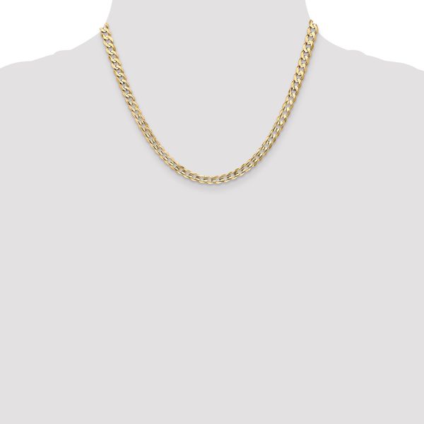 Leslie's 14k 5.25mm Open Concave Curb Chain - Image 4