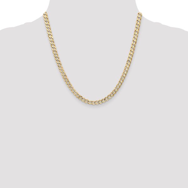 Leslie's 14k 5.25mm Open Concave Curb Chain - Image 4