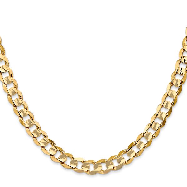 Leslie's 14k 6.75mm Open Concave Curb Chain - Image 2