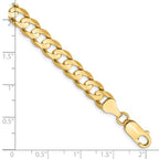 Leslie's 14k 6.75mm Open Concave Curb Chain - Image 2