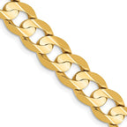 Leslie's 14k 7.5mm Open Concave Curb Chain