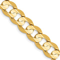Leslie's 14k 7.5mm Open Concave Curb Chain