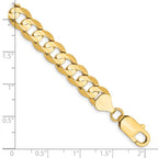 Leslie's 14k 7.5mm Open Concave Curb Chain - Image 2