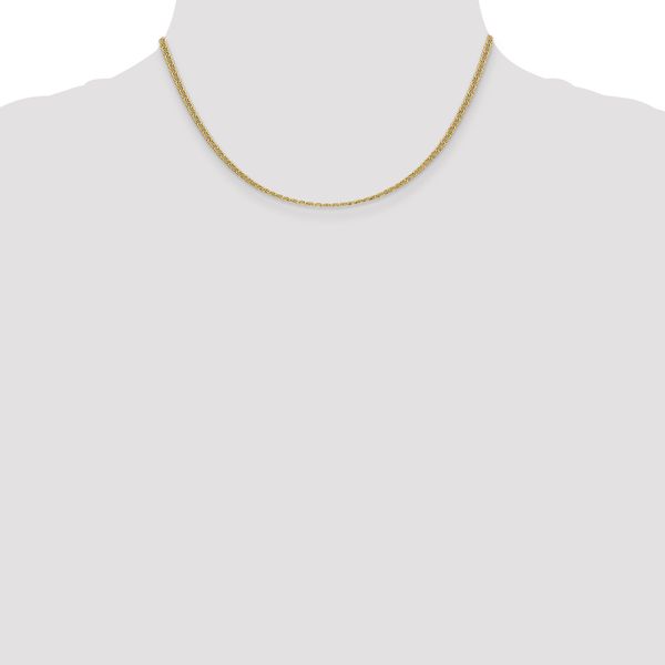 Leslie's 14k 2.4mm Semi-Solid Anchor Chain - Image 4