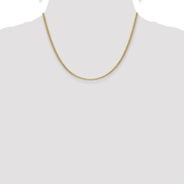 Leslie's 14k 2.4mm Semi-Solid Anchor Chain - Image 4