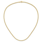 Leslie's 14k 2.4mm Semi-Solid Anchor Chain - Image 5