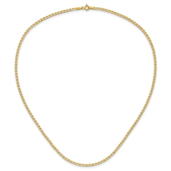 Leslie's 14k 2.4mm Semi-Solid Anchor Chain - Image 5